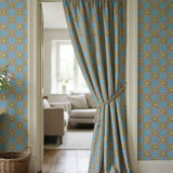 PEACH Cyan // fabric